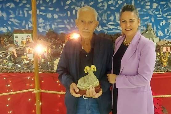 Las Huesas presume de belén canario/TA.